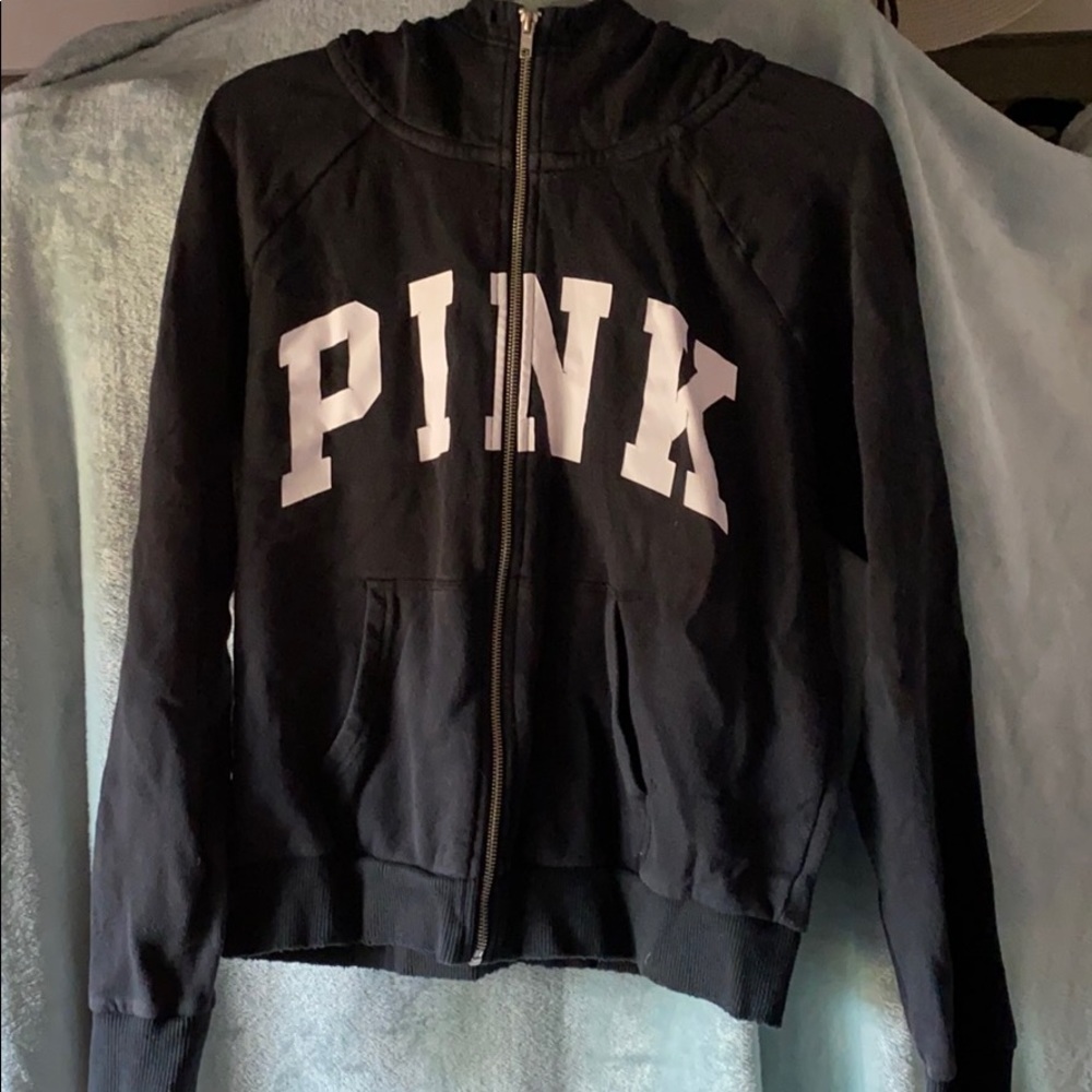 Black sweater from pink